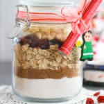 Vegan Cookies in a Jar on a marble table