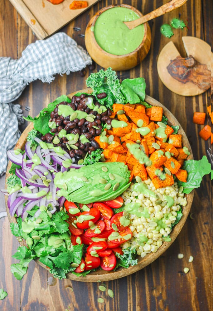vegan southwest salad