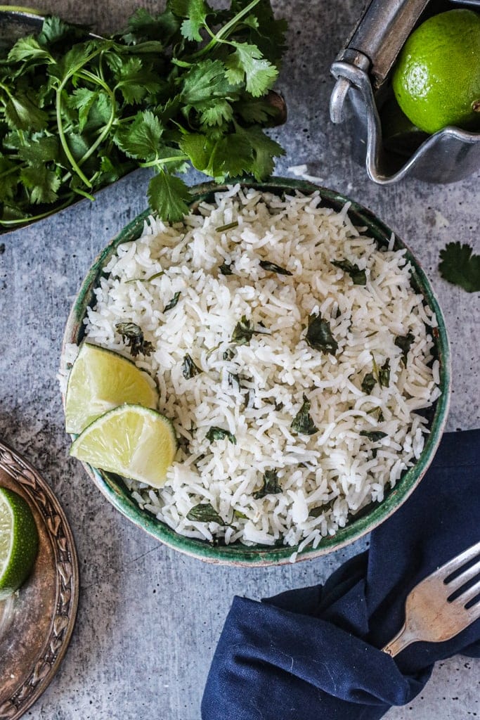 Cilantro Lime Rice In A Rice Cooker (Copycat Chipotle) Ooh La La It's