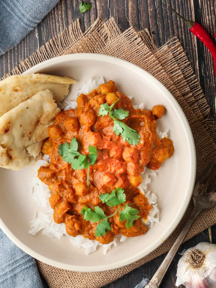 One Pot Chickpea Coconut Curry (V, GF) | Ooh La La It's Vegan