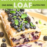 VEGAN LEMON BLUEBERRY LOAF Pinterest Pin