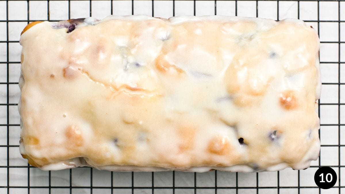 drizzle loaf with icing