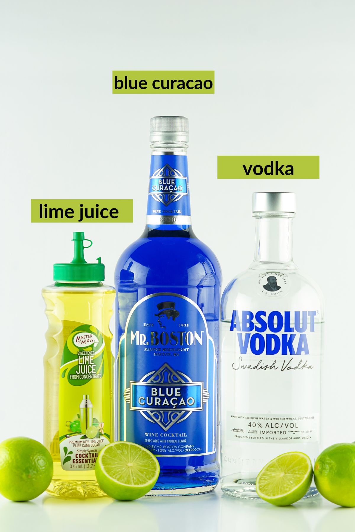 ingredients for drink recipes