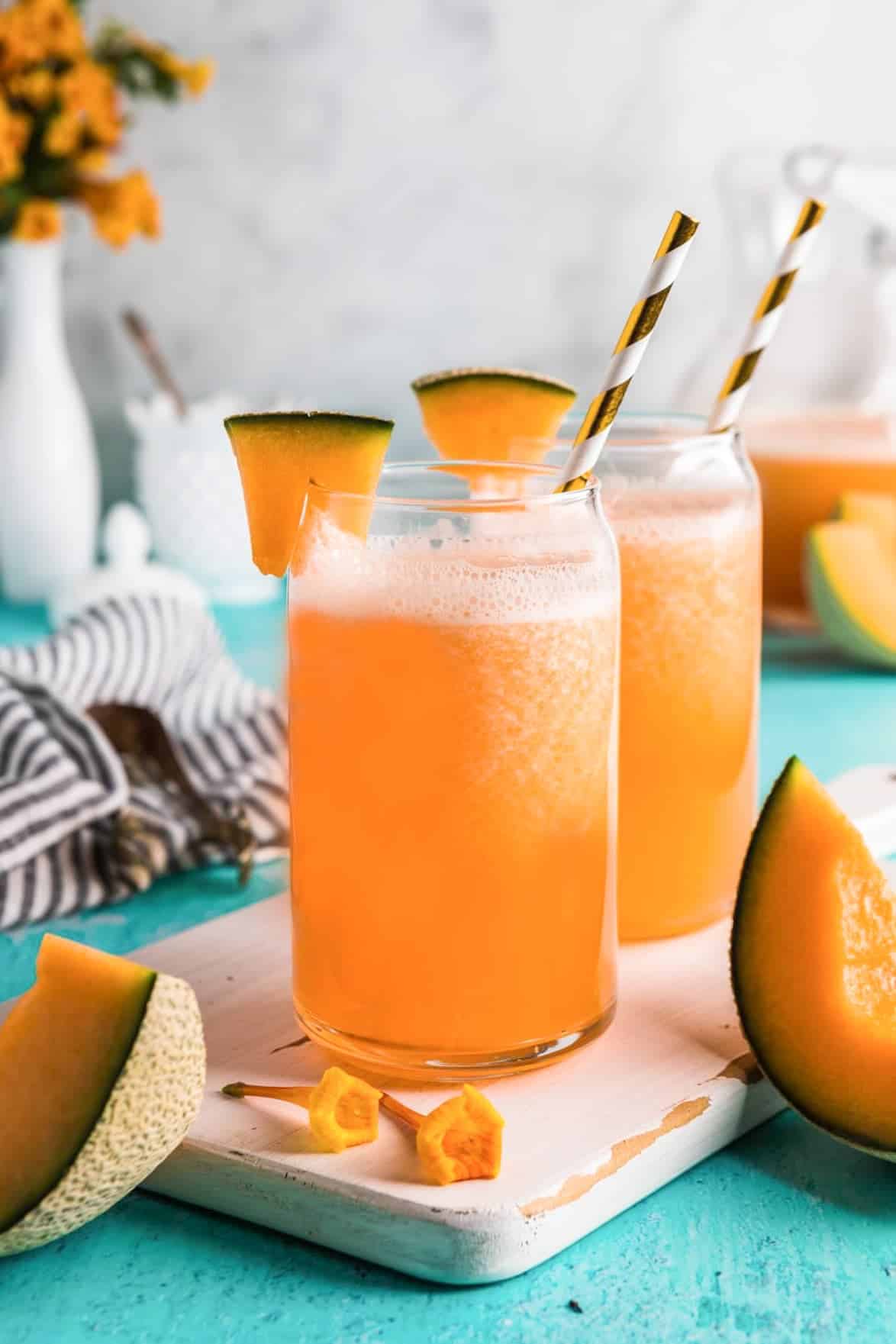 Agua de Melon | Cantaloupe Agua Fresca | Ooh La La It's Vegan