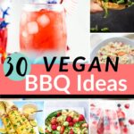 vegan-bbq-ideas collage for Pinterest