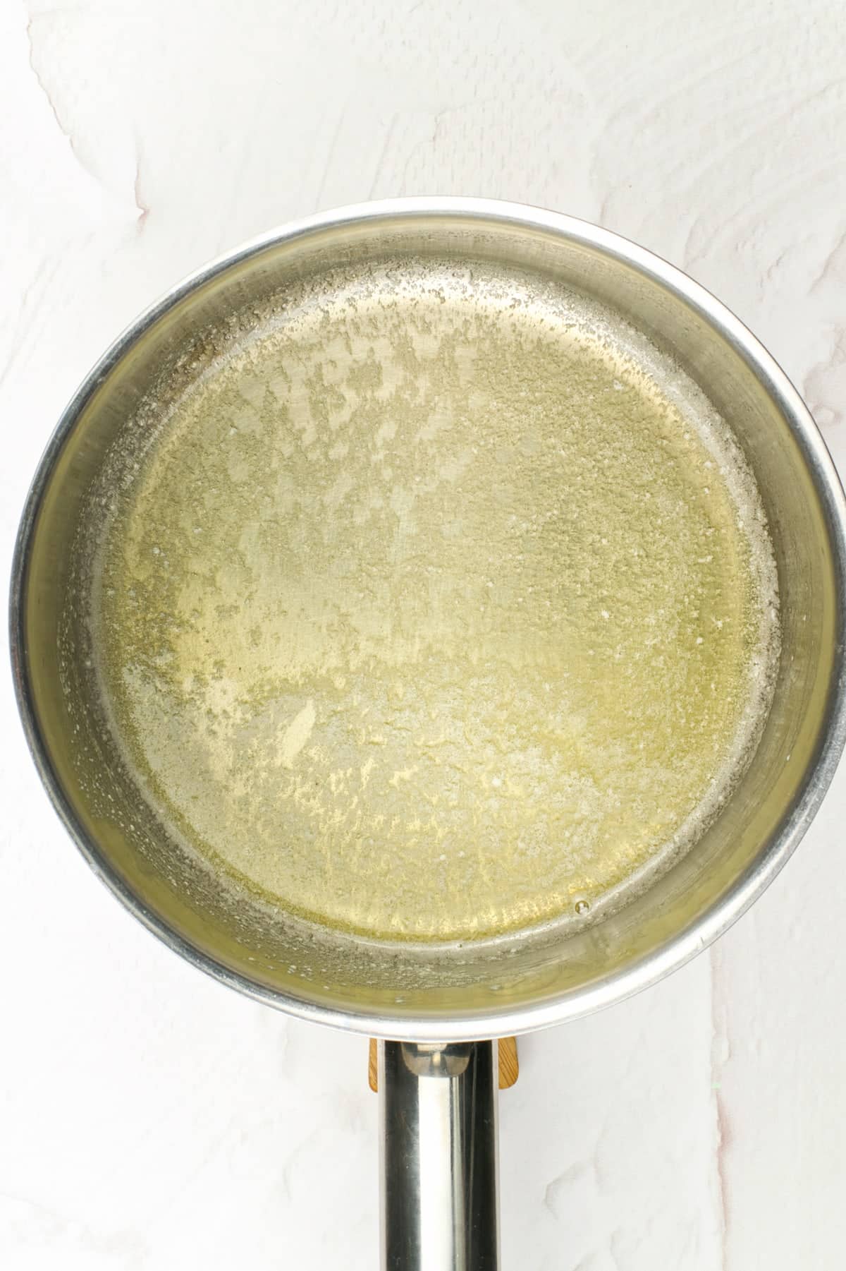 melt vegan butter in a small saucepan