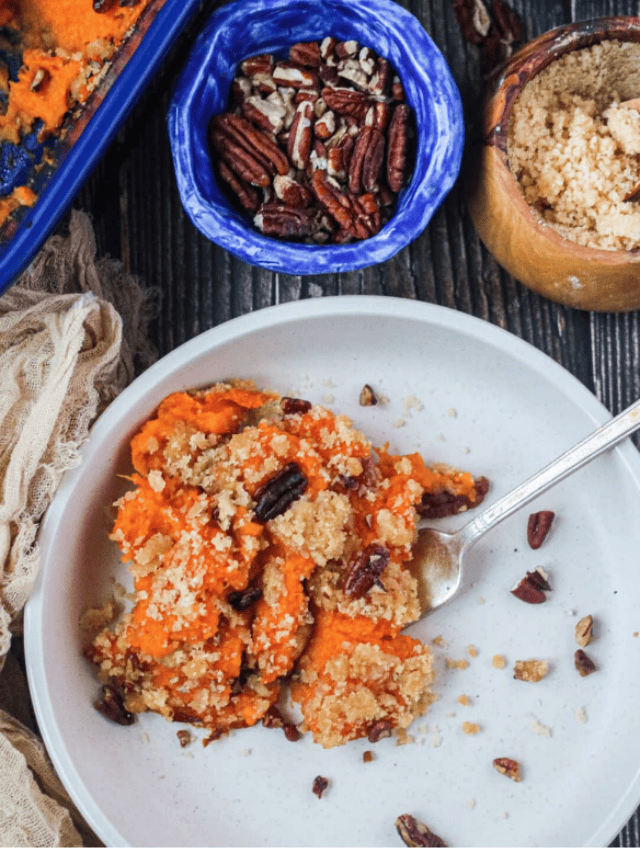 Vegan sweet potato casserole | Ooh La La It's Vegan