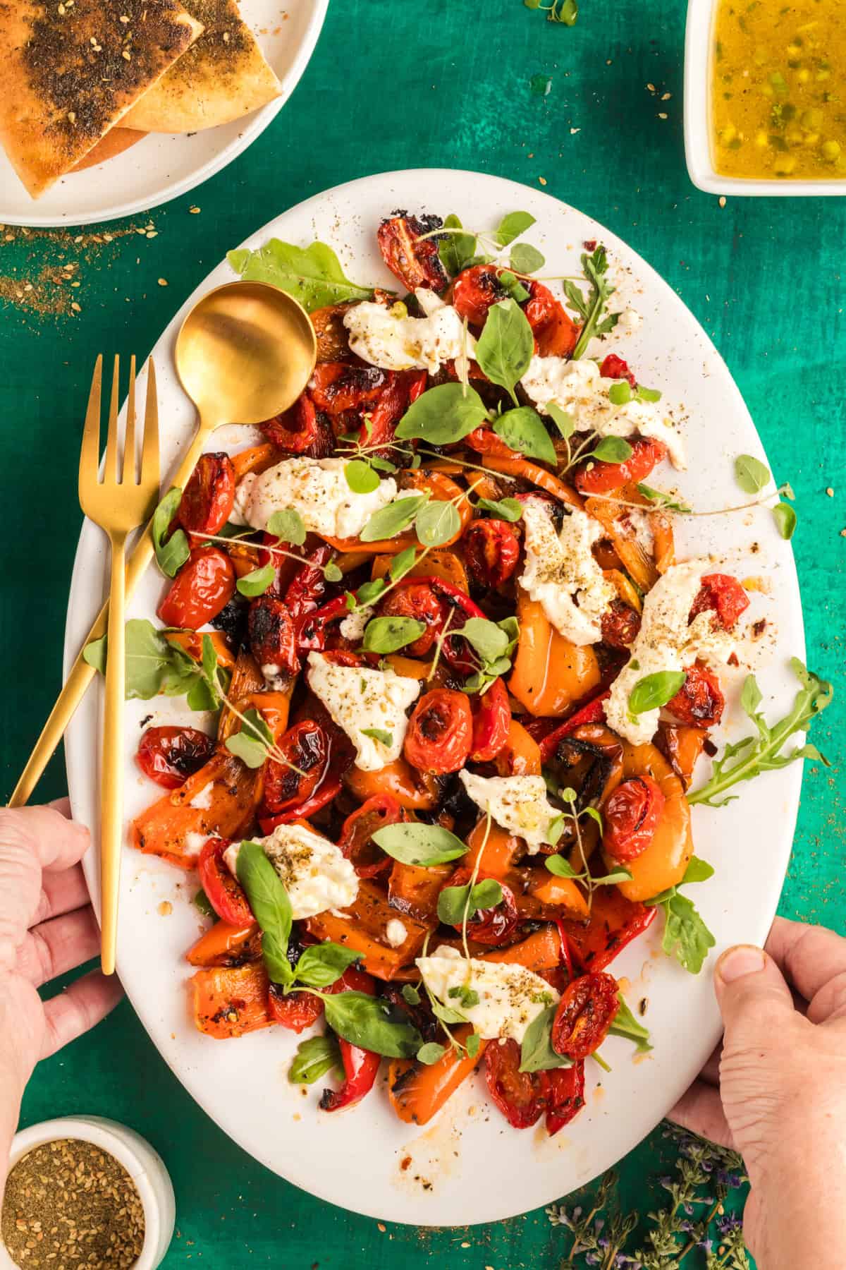 Roasted Bell Pepper Salad Recipe | Ooh La La It's Vegan