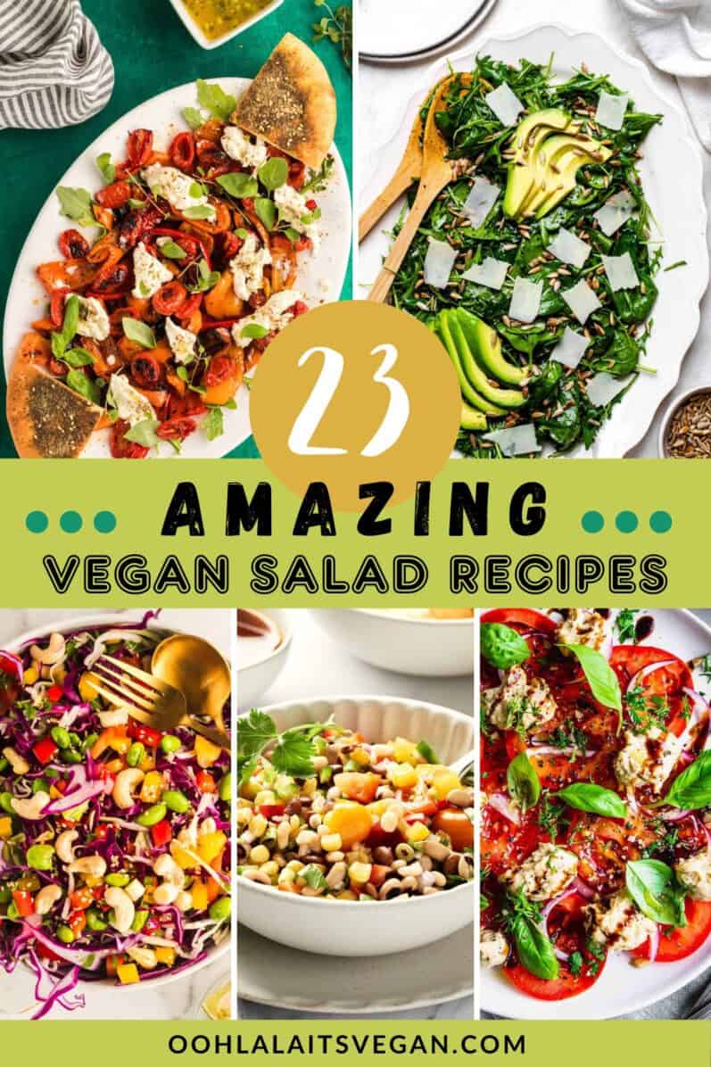 VEGAN-SALAD-RECIPES Pinterest Pin