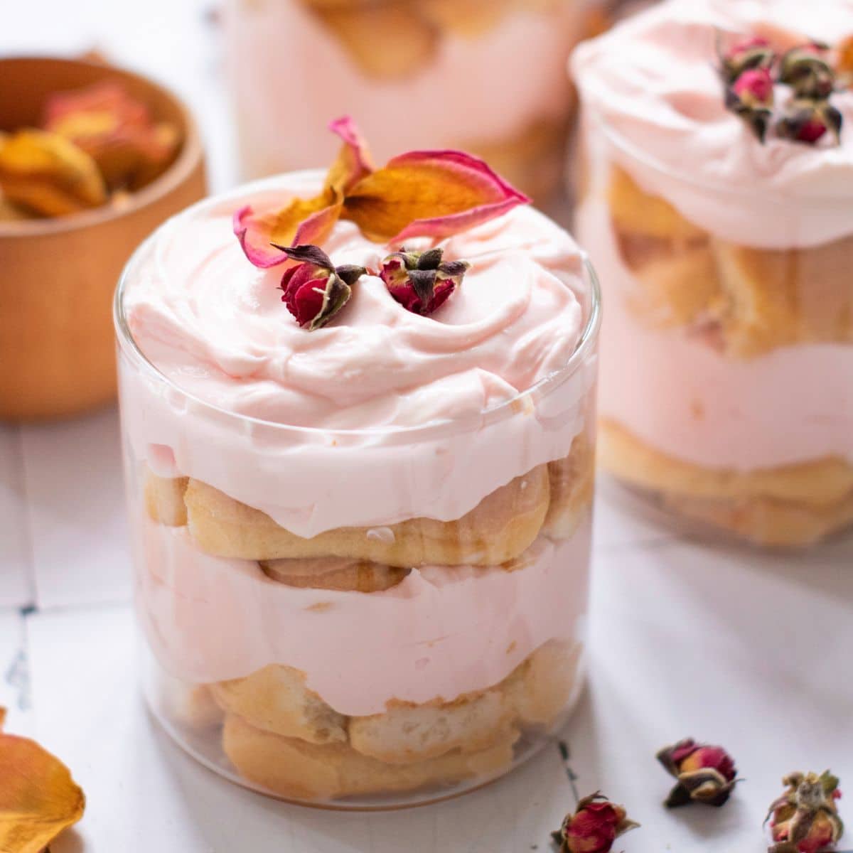 rosewater vegan tiramisu