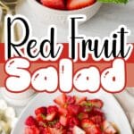 red fruit salad Pinterest pin