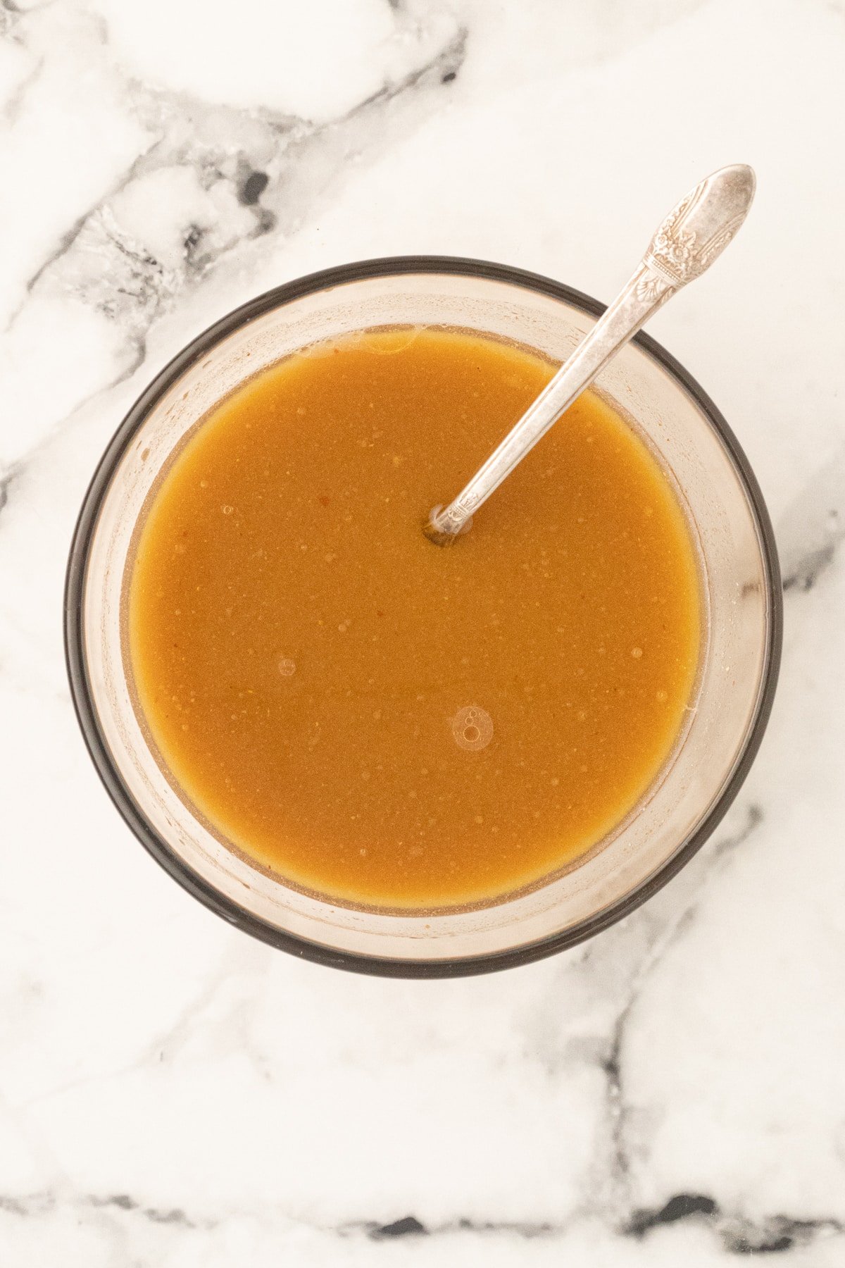 step 2 vegan ham mixing wet ingredients in large bowl
