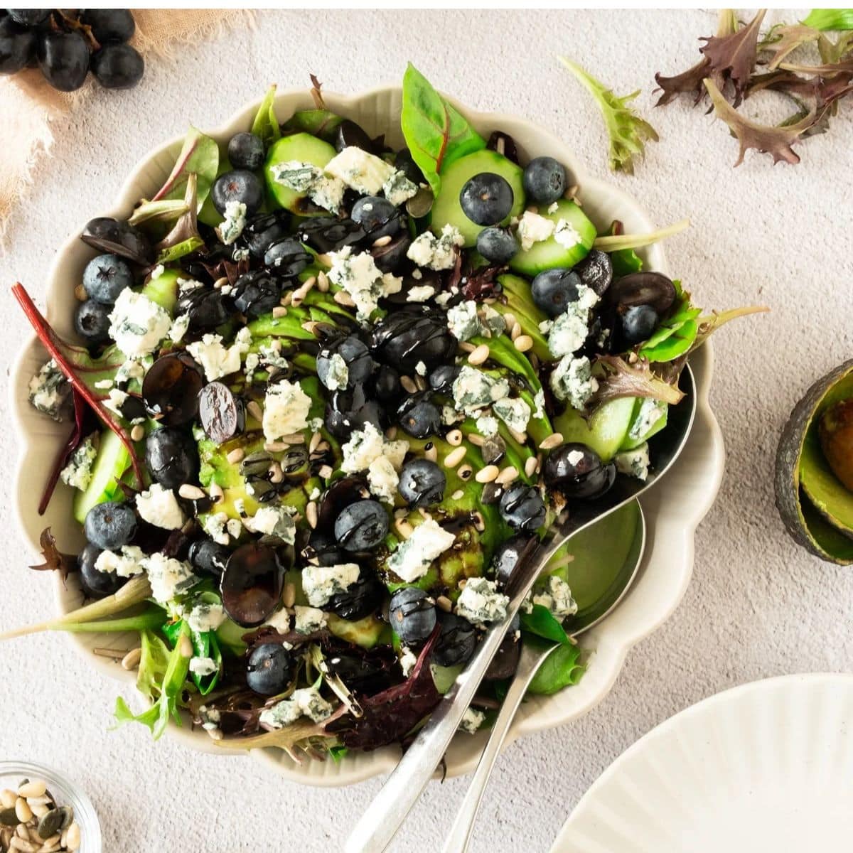 blueberry salad featured image